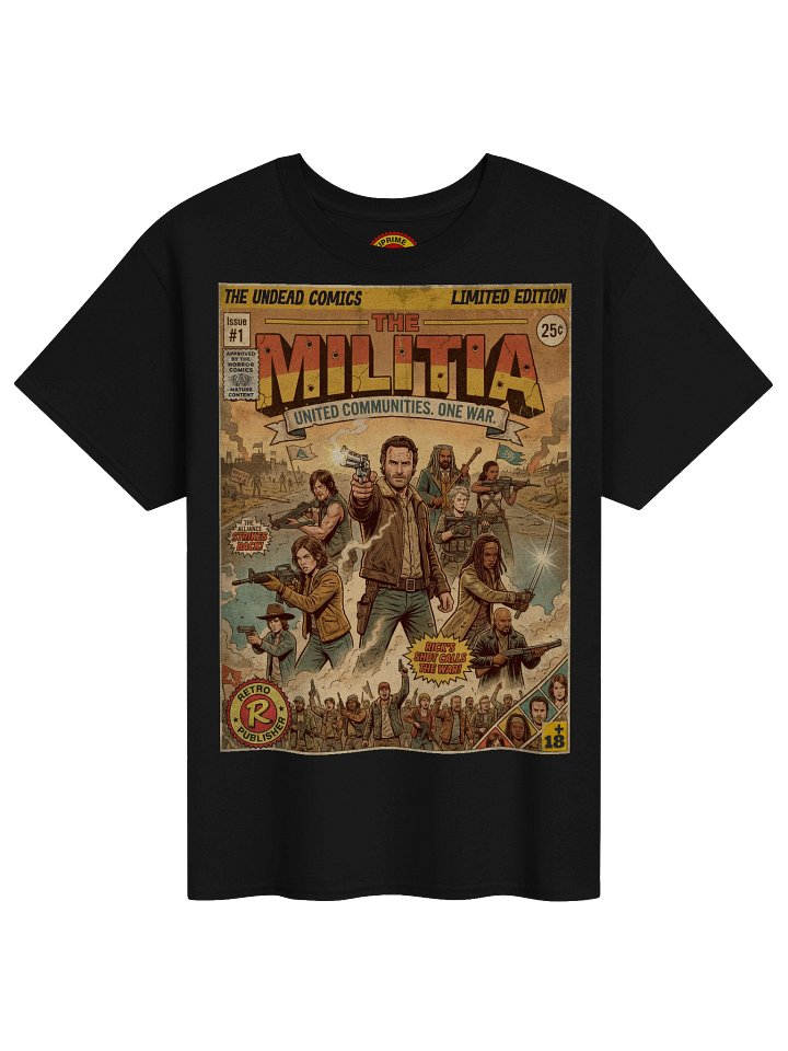 The Militia Comic Art T-Shirt product image (1)