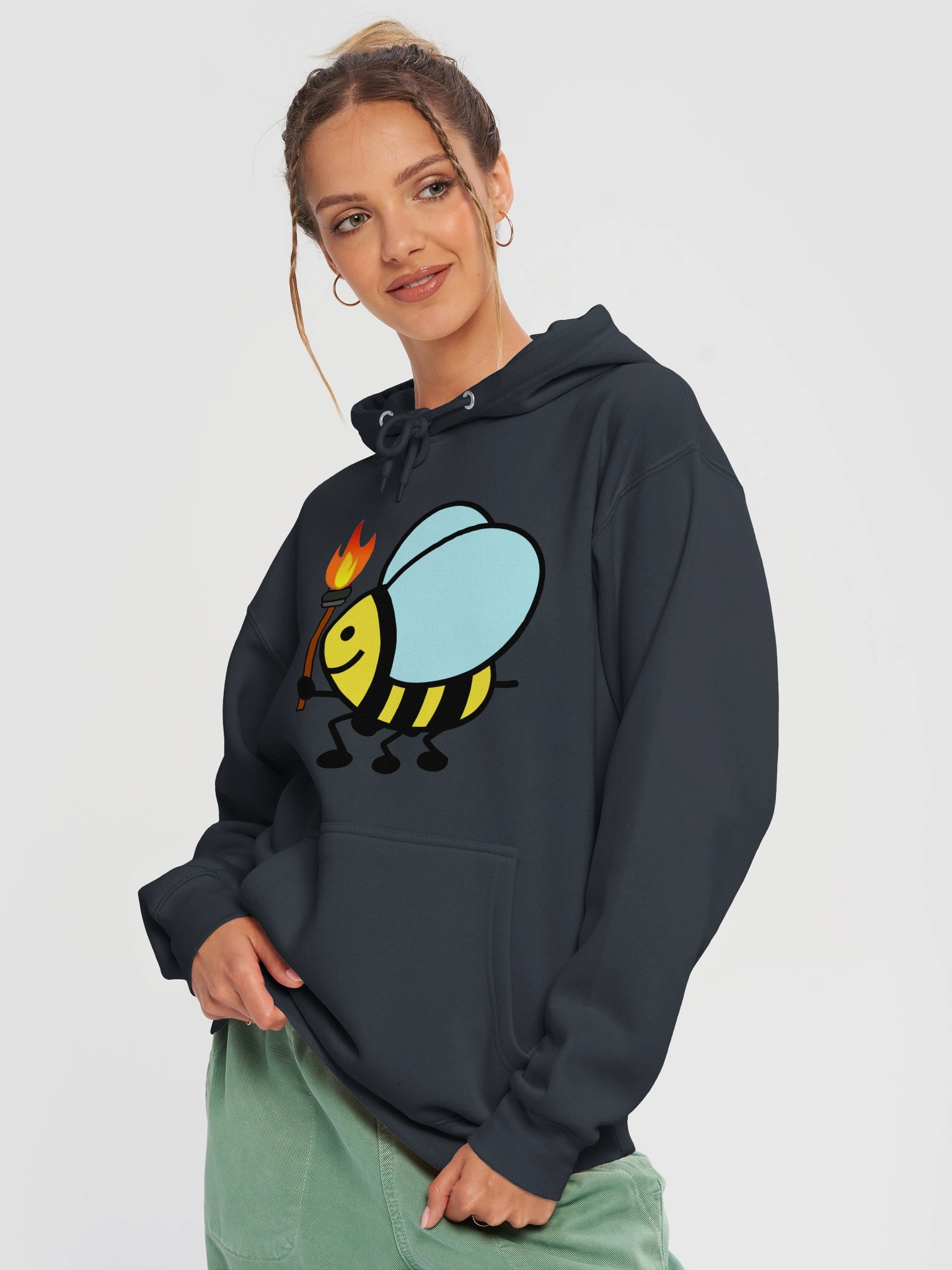 Bee Riot Pullover Hoodie product image (3)