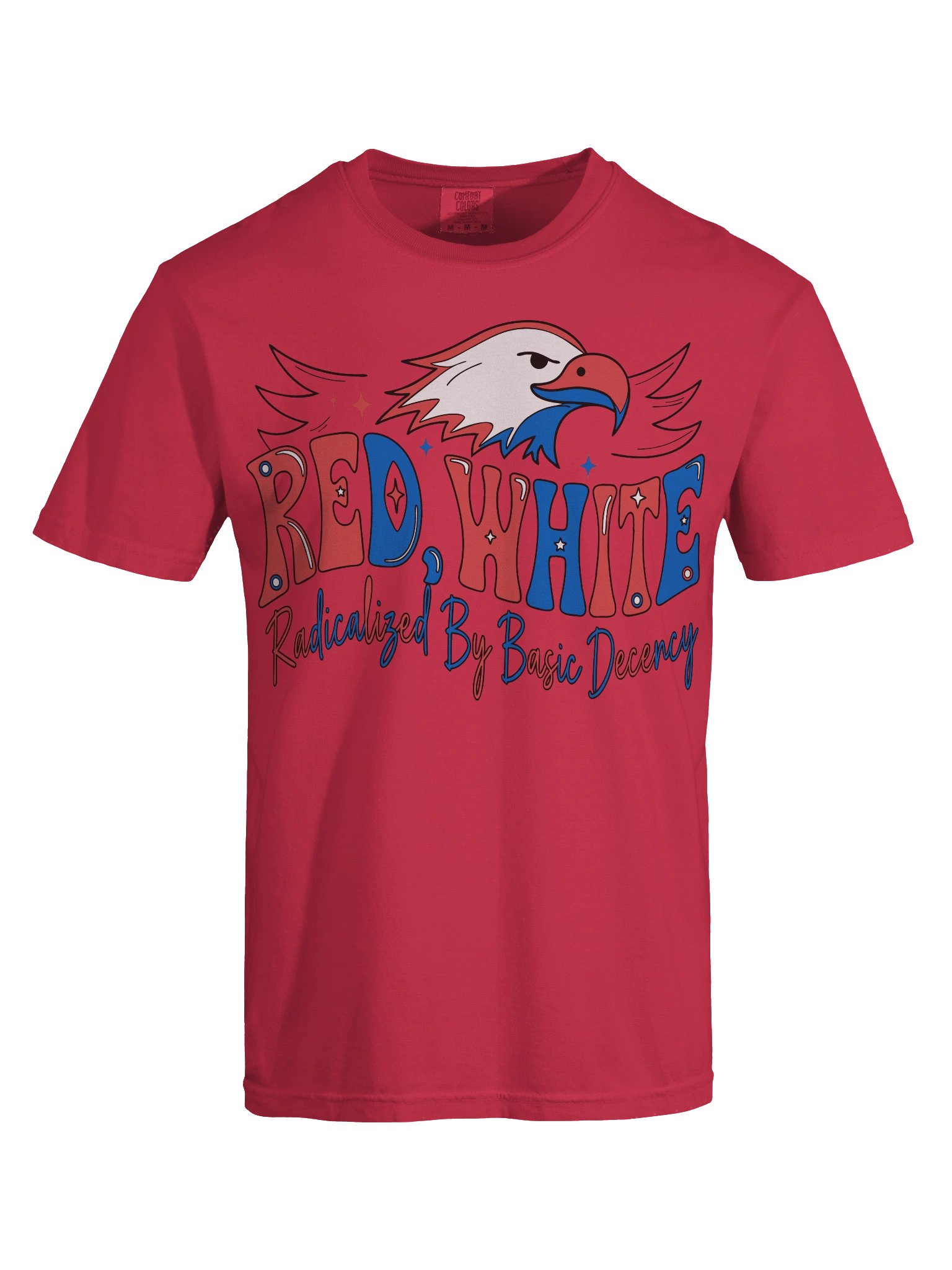 Radicalized By Basic Decency, Patriotic USA 250 Eagle Shirt product image (85)