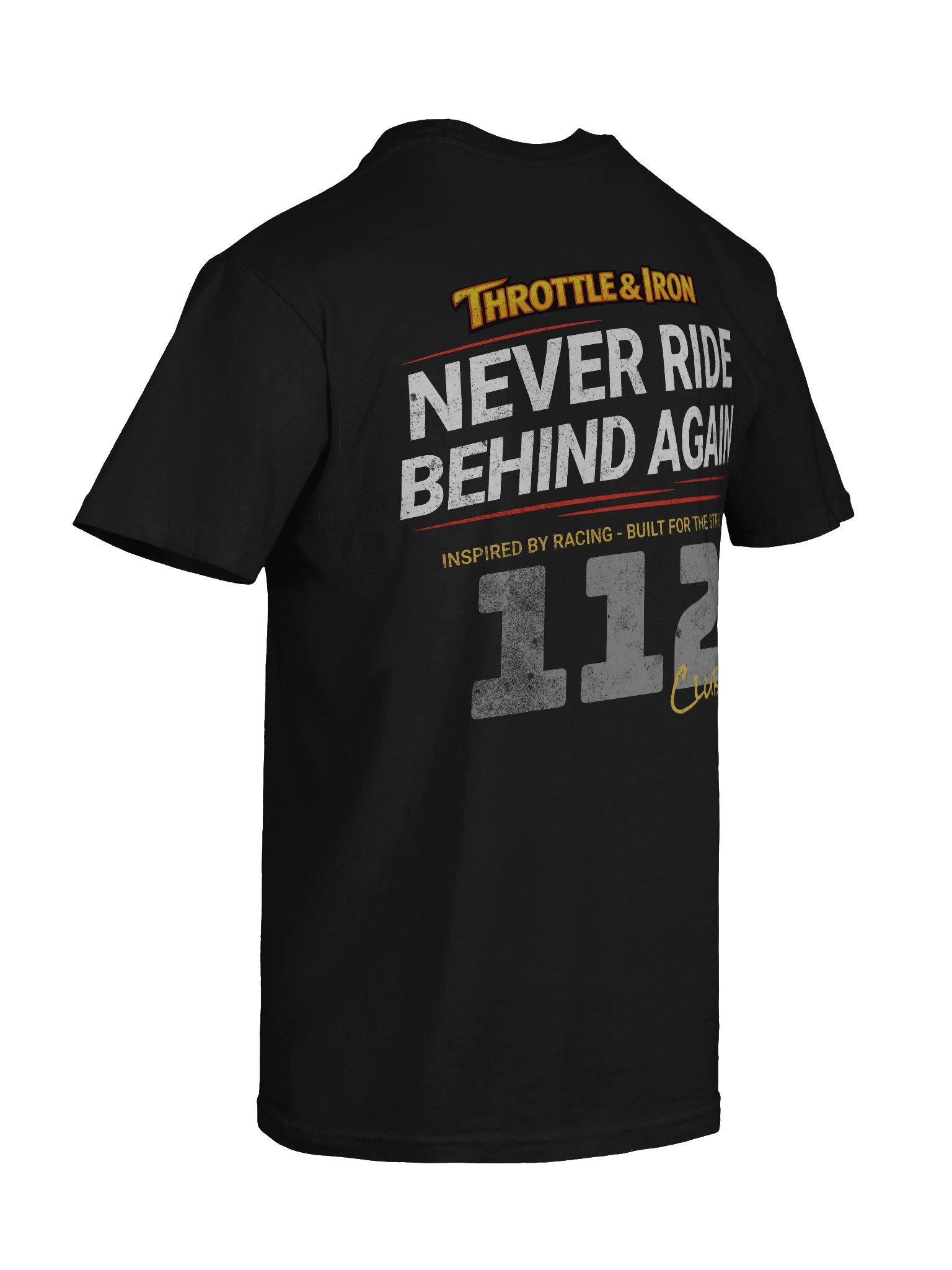 🔥Throttle & Iron – Never Ride Behind Again | Heavyweight Garment-Dyed T-Shirt product image (71)