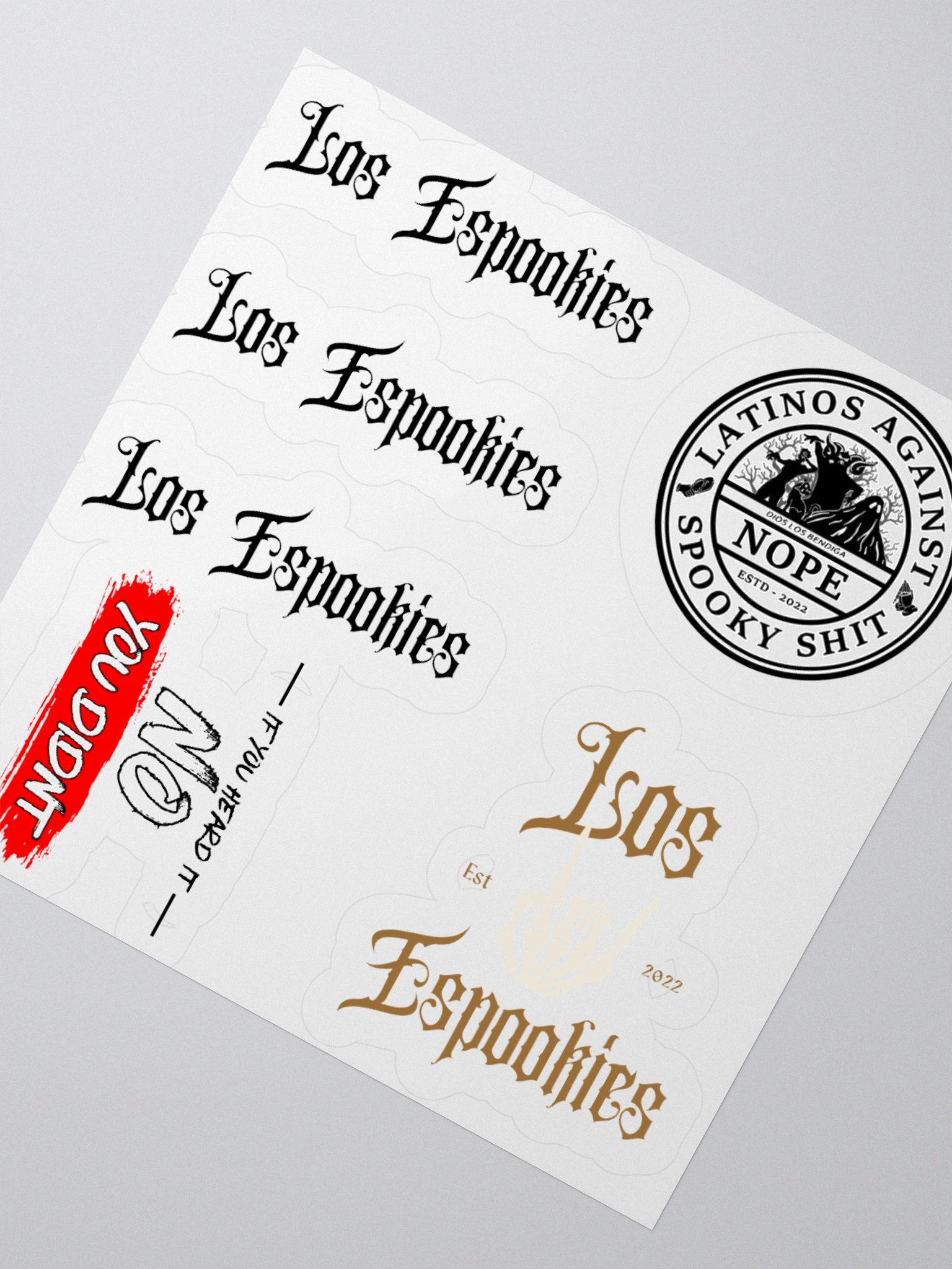 LatinosAgainstSpookyShit Sticker Pack #1 product image (2)