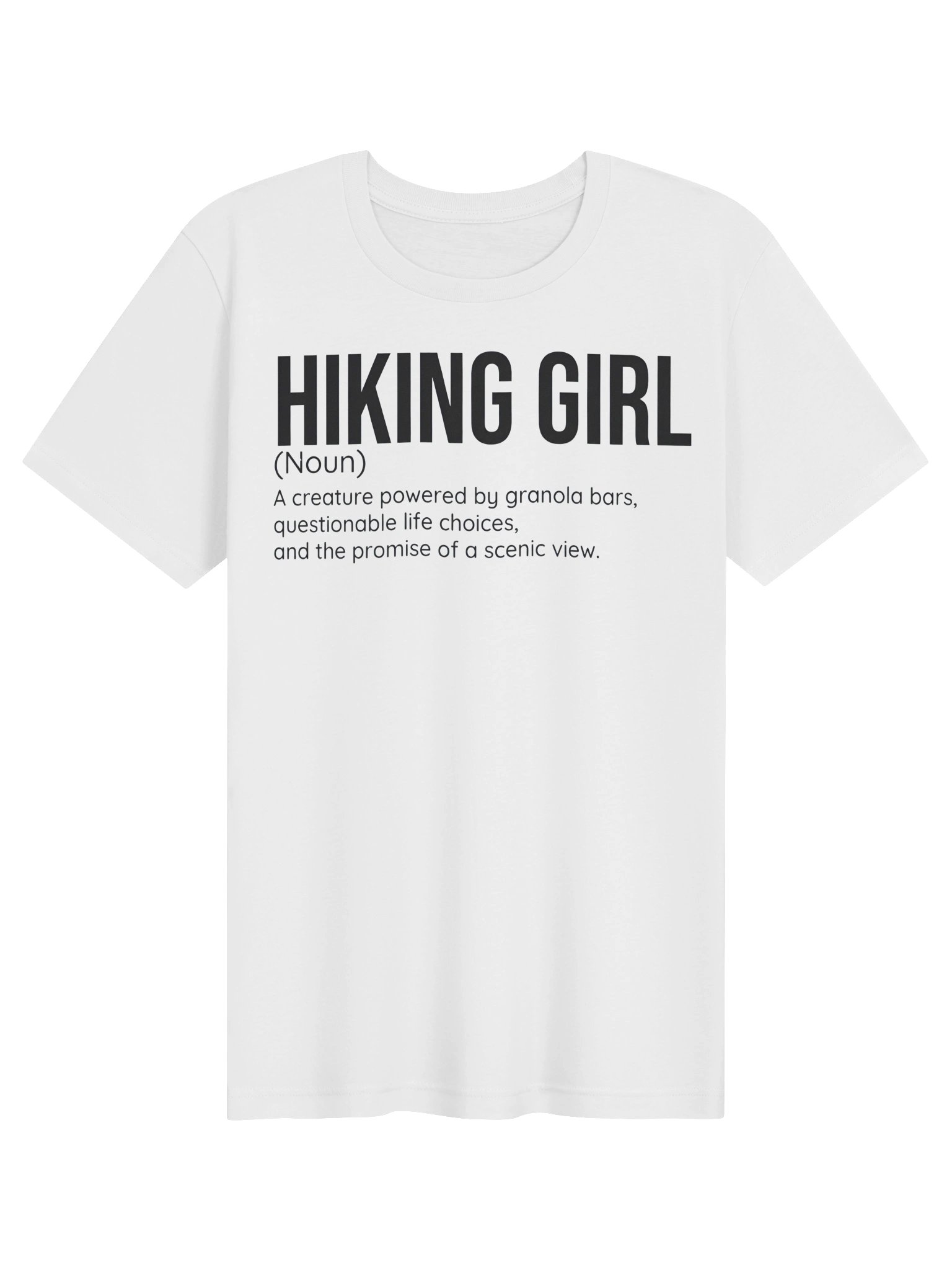 Hiking Girl Definition Funny Hiking T-Shirt product image (1)