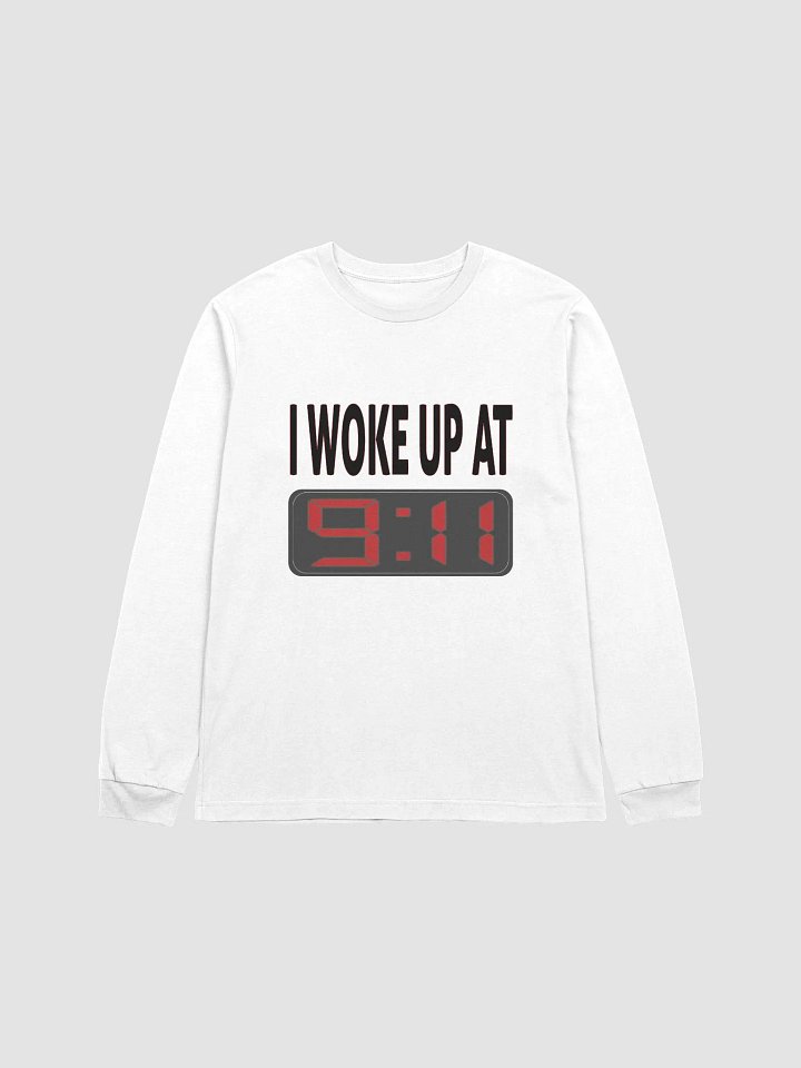 I Woke Up At 9:11 - Bella+Canvas Supersoft Long Sleeve T-Shirt product image (2)