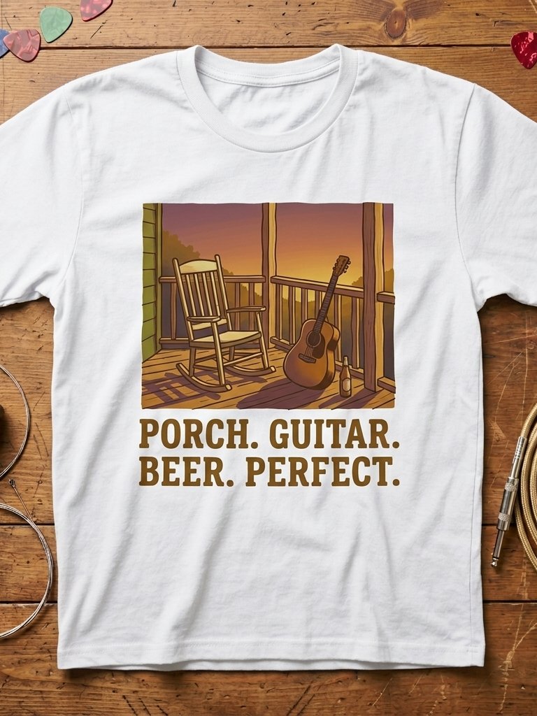 Porch. Guitar. Beer. Perfect. product image (1)