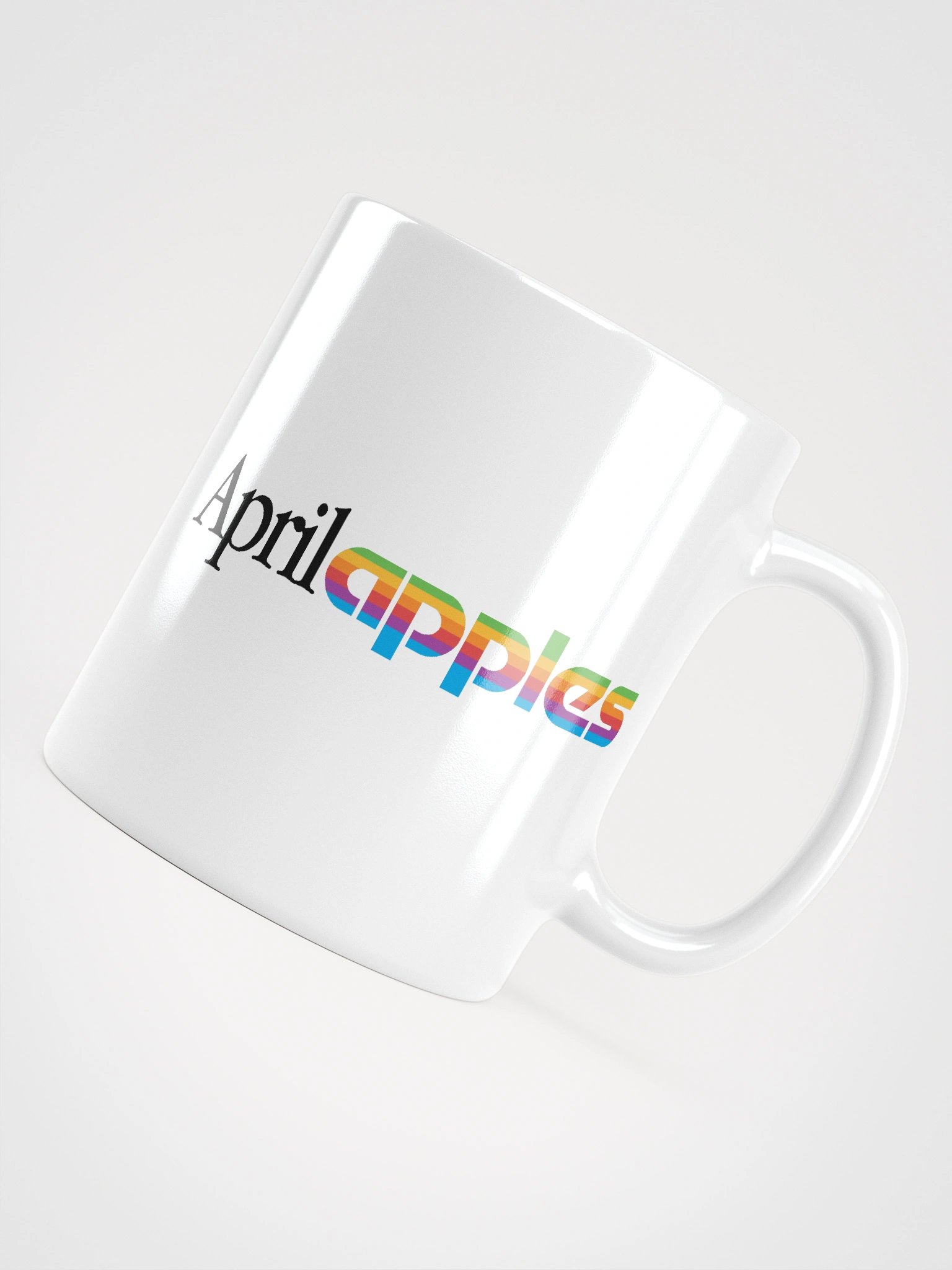 AprilApples White Glossy Mug product image (5)