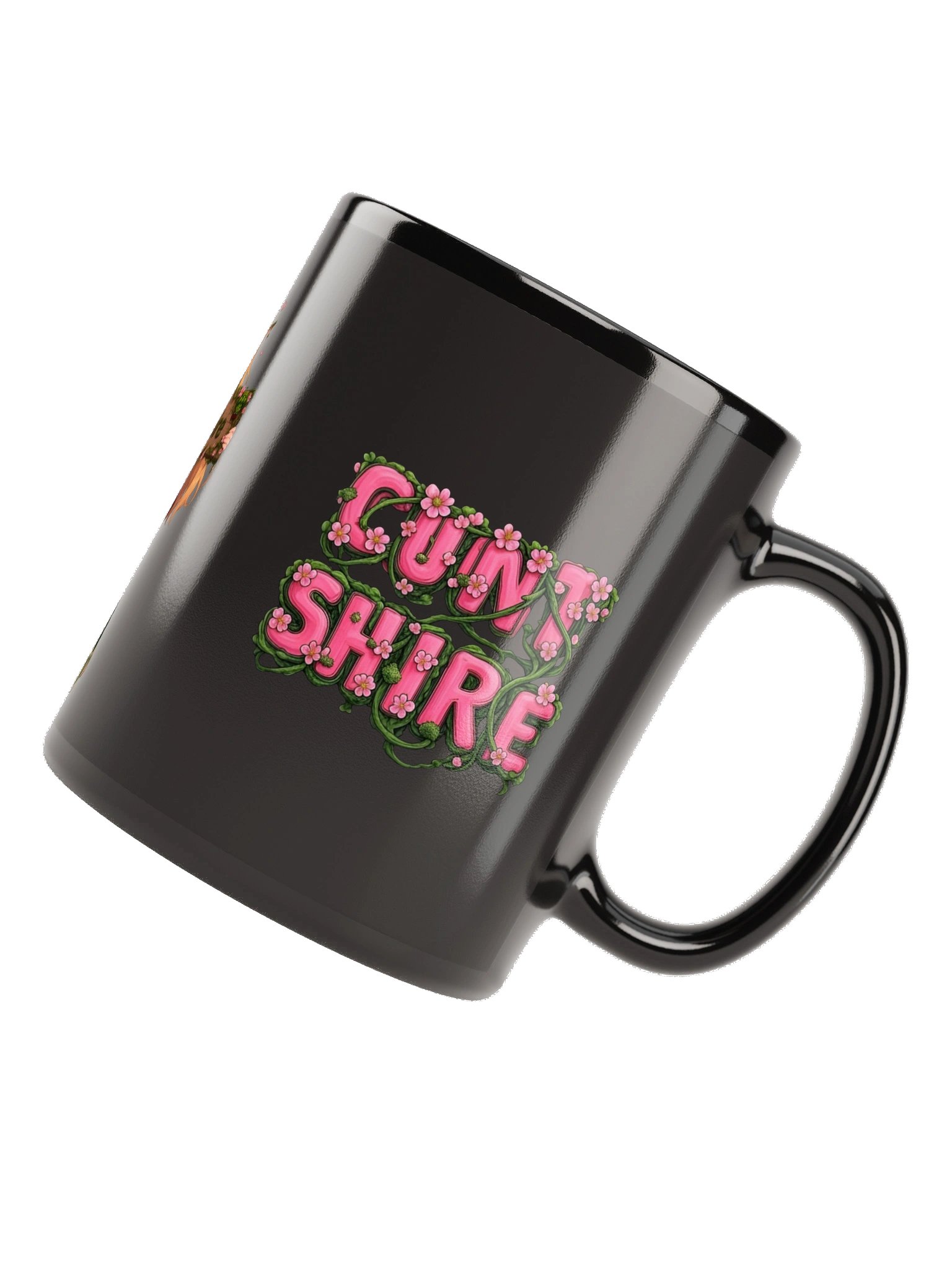 [CUNT SHIRE] Black Glossy Mug product image (6)