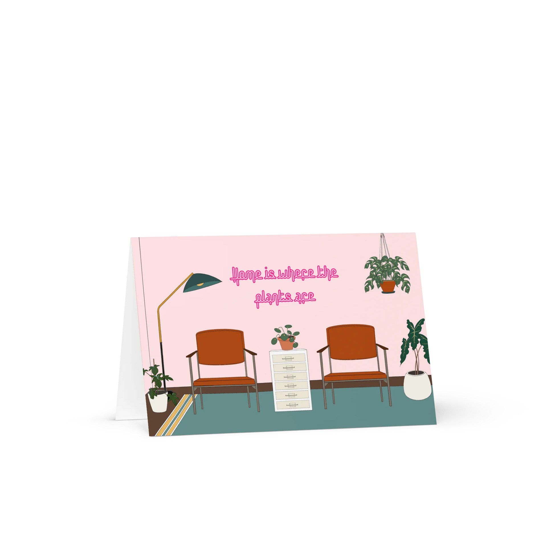 Home Is Where The Plants Are Greeting Card product image (1)