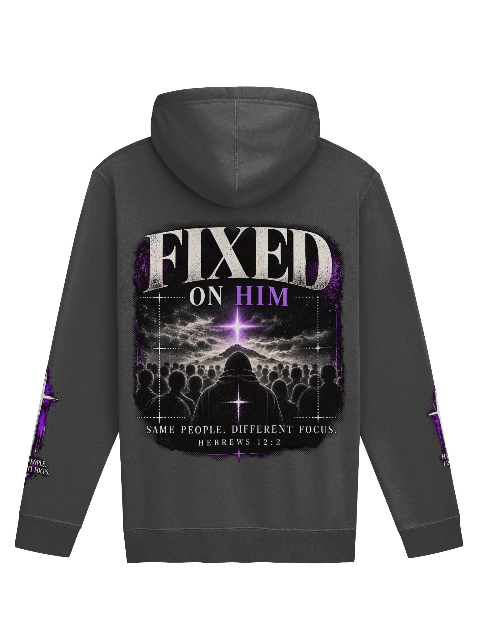 FIXED ON HIM — Pigment Dyed Statement Hoodie product image (2)