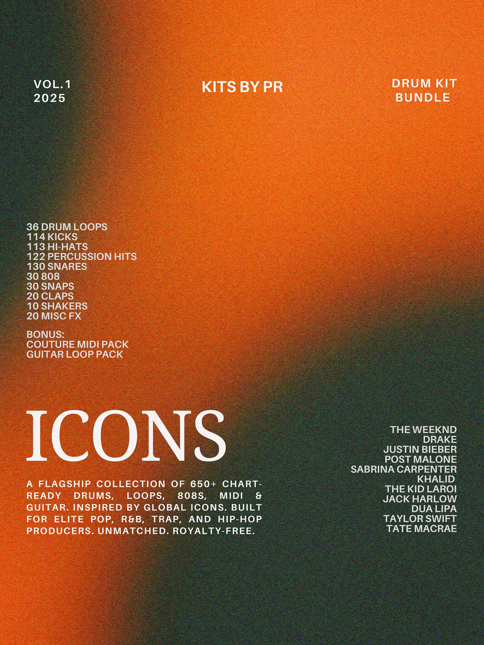 Icons: The Drumkit Bundle Vol.1 | 650+ SOUNDS product image (1)