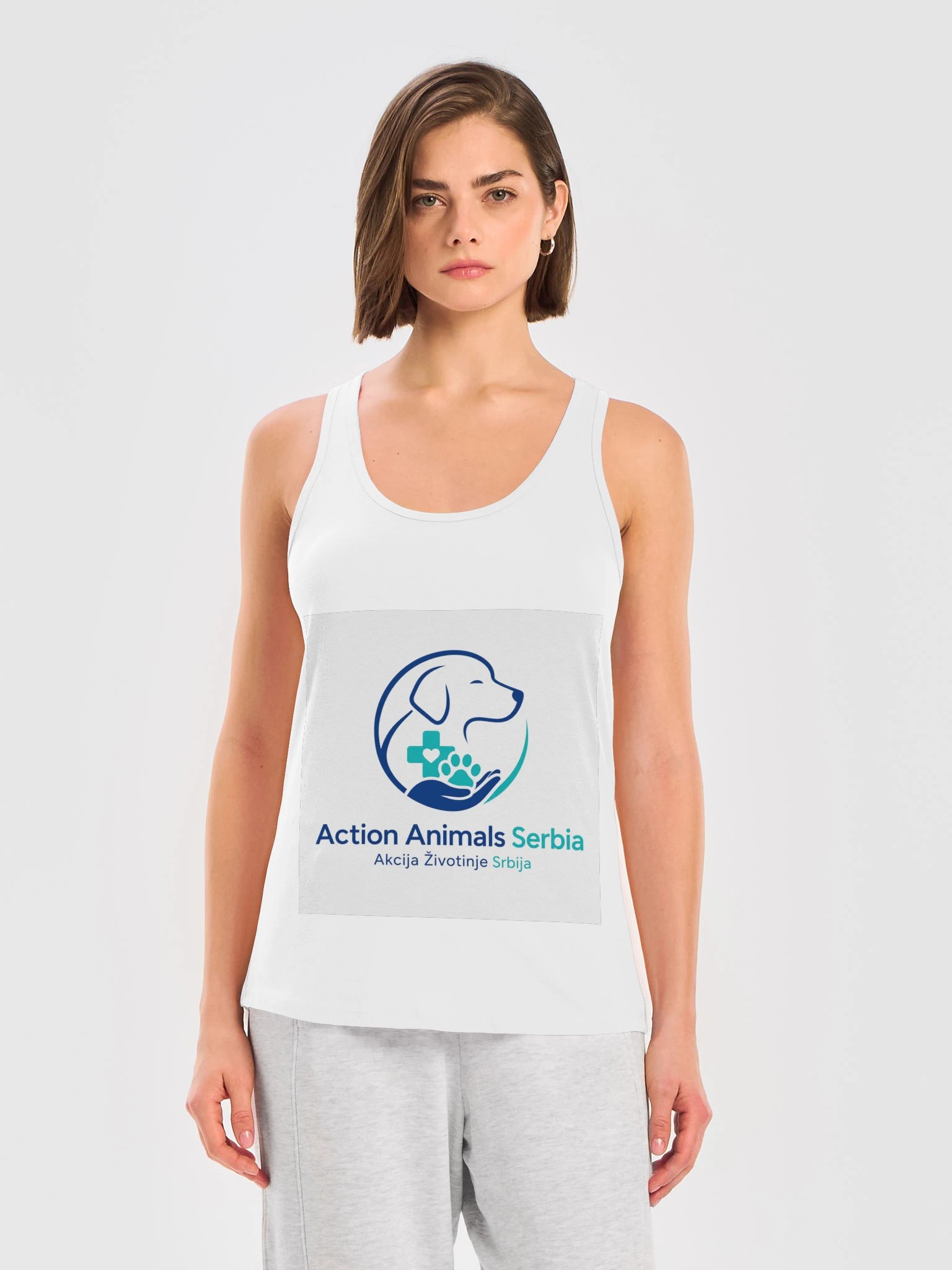 Action Animals Serbia Racerback Tanktop product image (5)