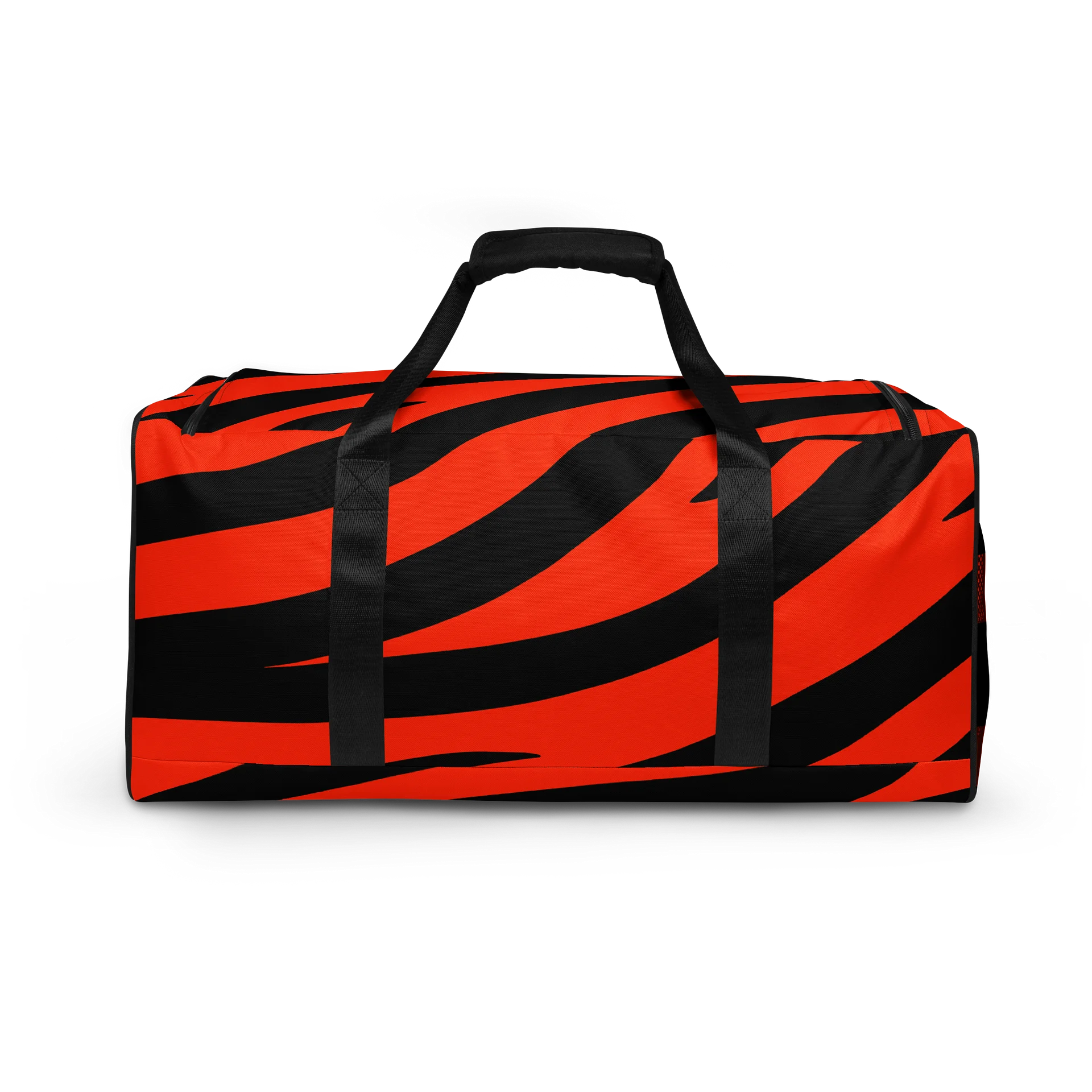 Tiger Print Duffle Bag – Orange Black product image (4)