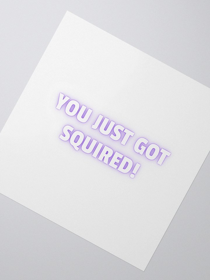 Squired Sticker product image (2)