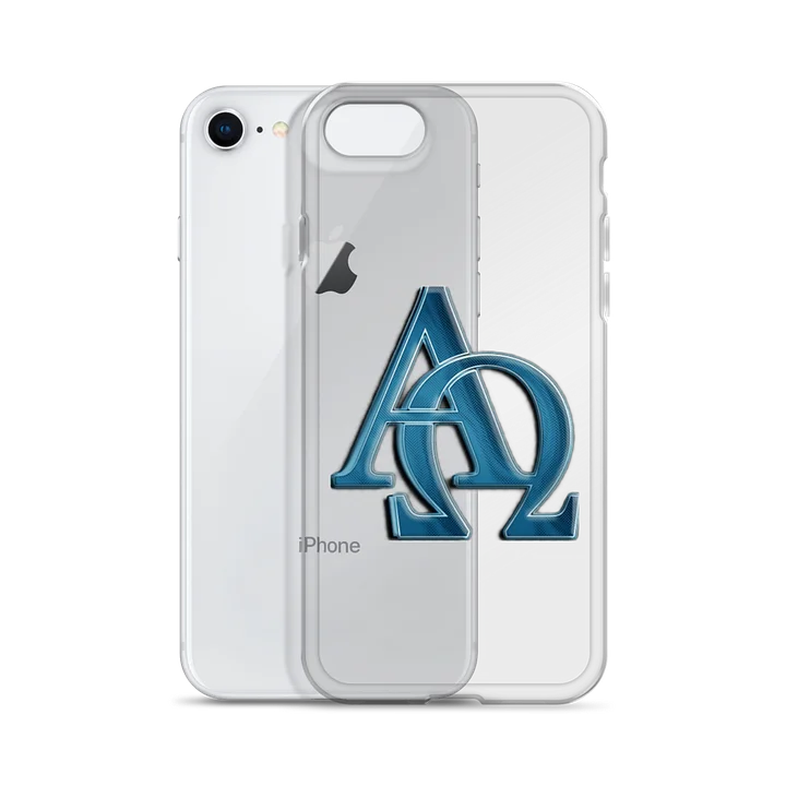 Alpha Omega Blue Metallic iPhone® Case product image (55)