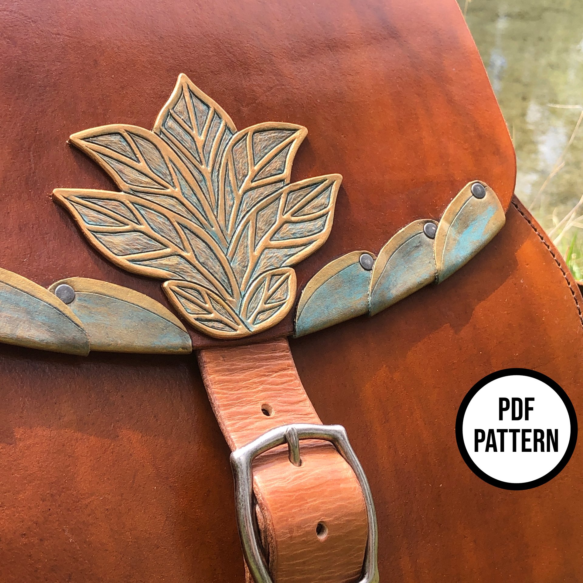 Hobbit Backpack PDF Pattern for Leatherwork product image (3)