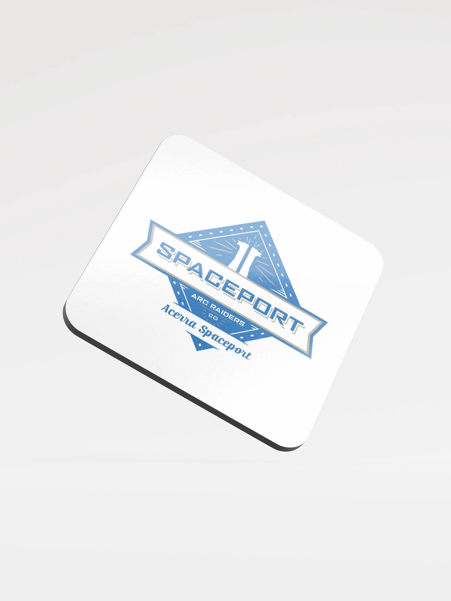 Spaceport Glossed Cork Coaster product image (1)