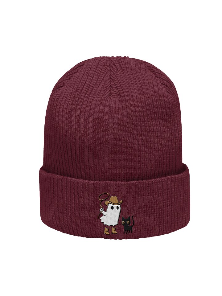 Spectral Ghost Cowboy Embroidered Beanie product image (19)