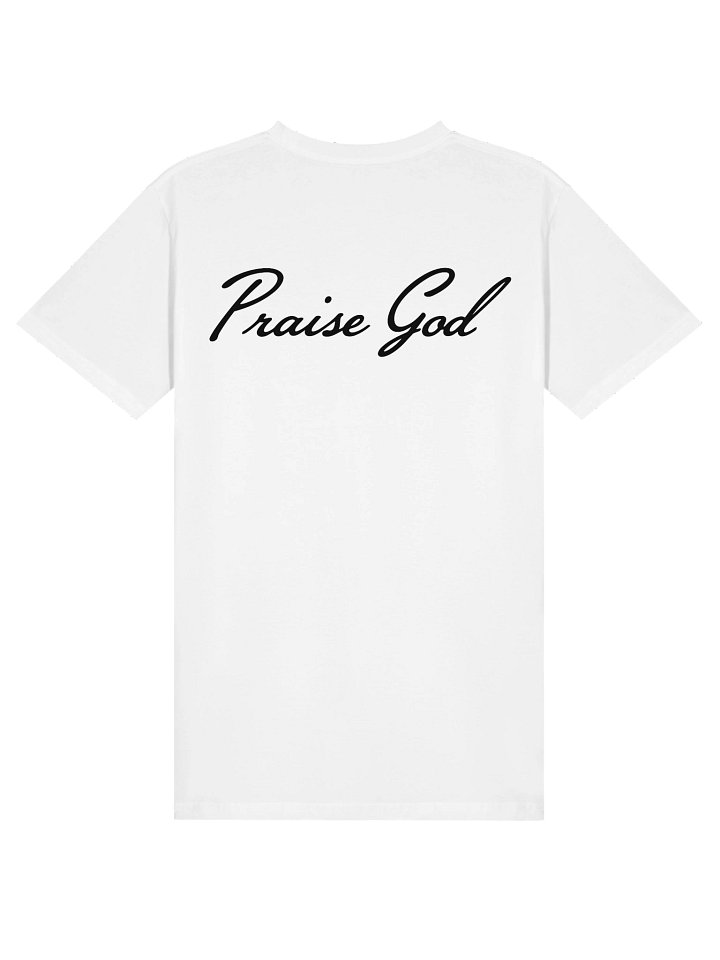 PRAISE GOD ESSENTIAL T-SHIRT - WHITE product image (2)