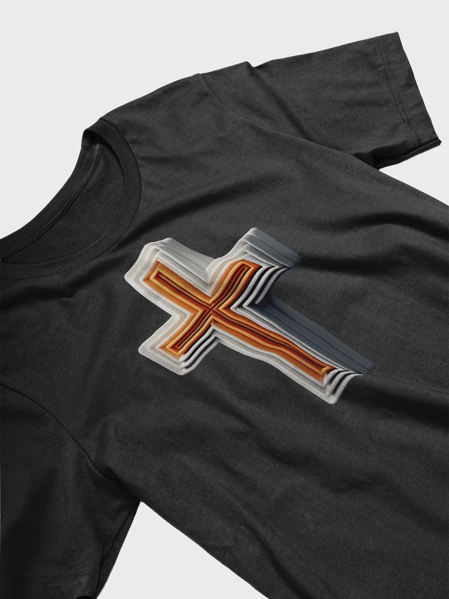 Orange and White Cross product image (3)