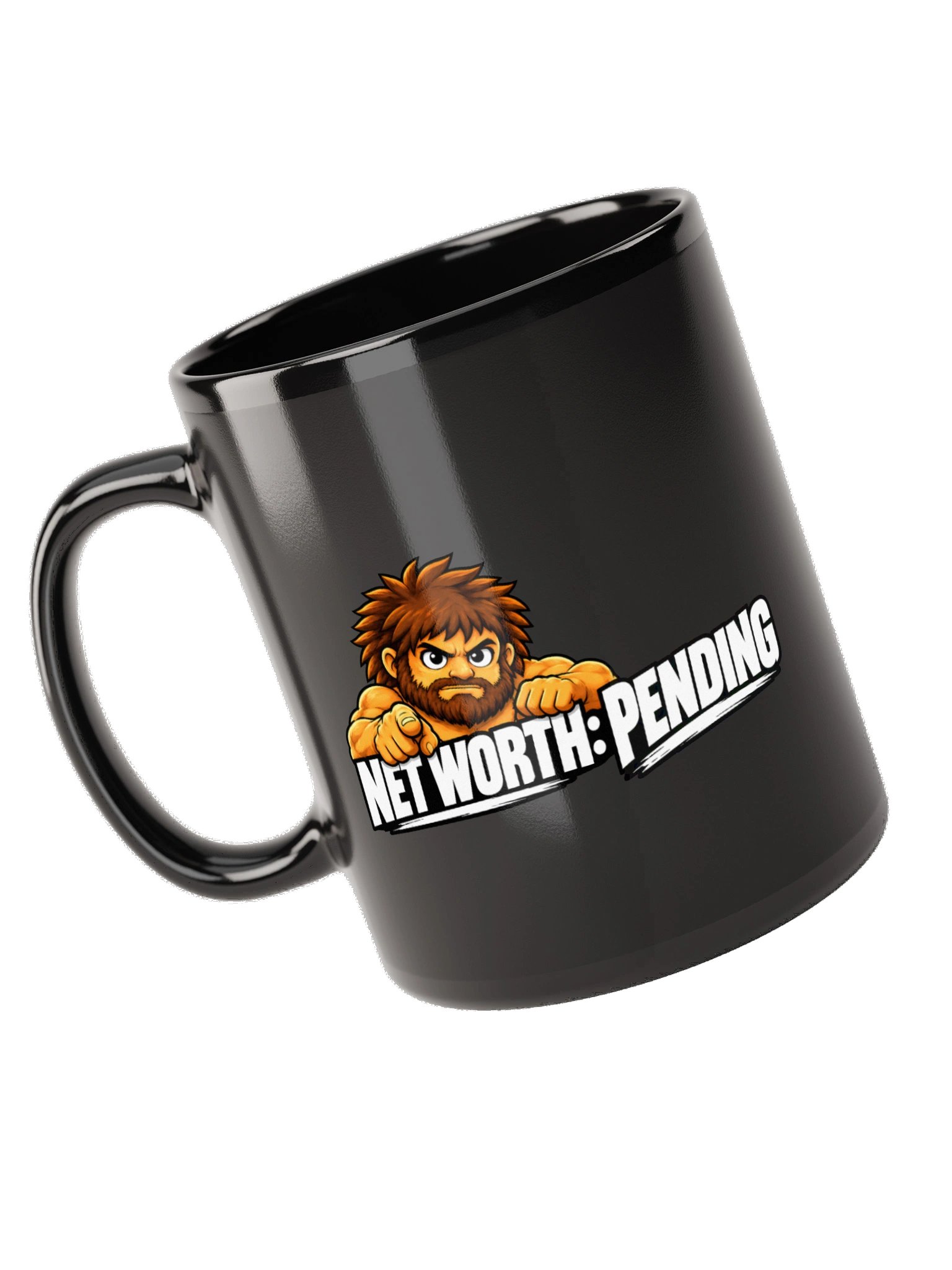 NET WORTH: PENDING Mug - Black product image (5)