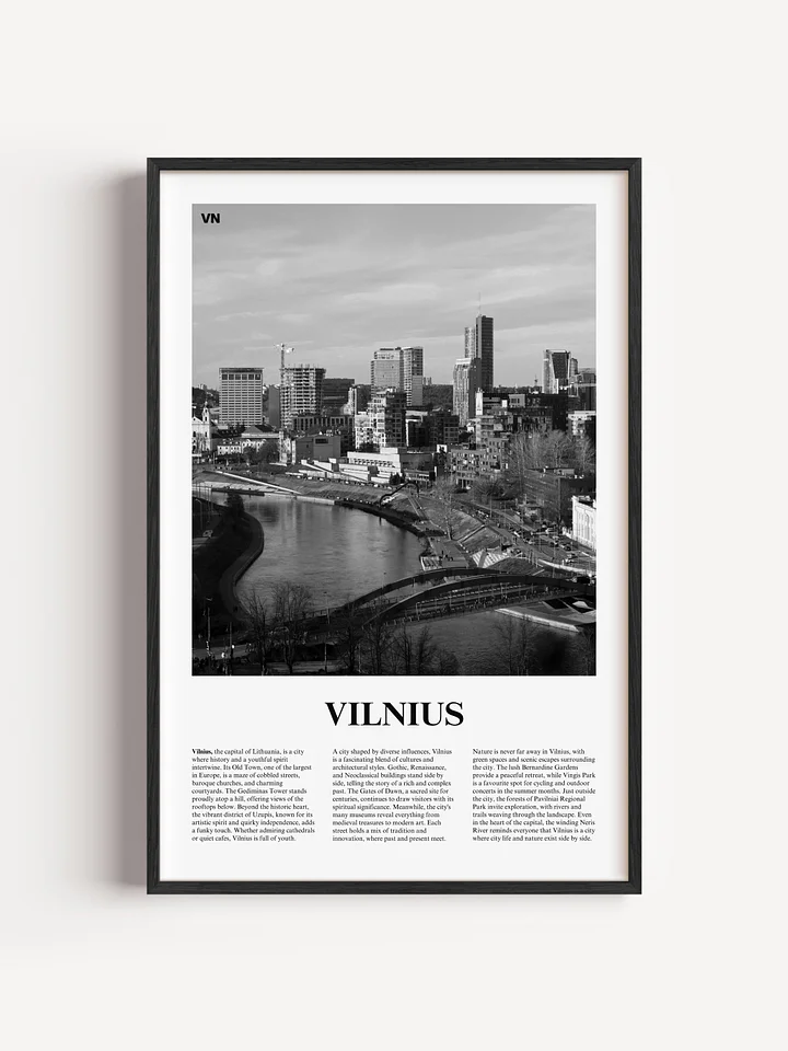 Vilnius 02 Newspaper Poster product image (3)