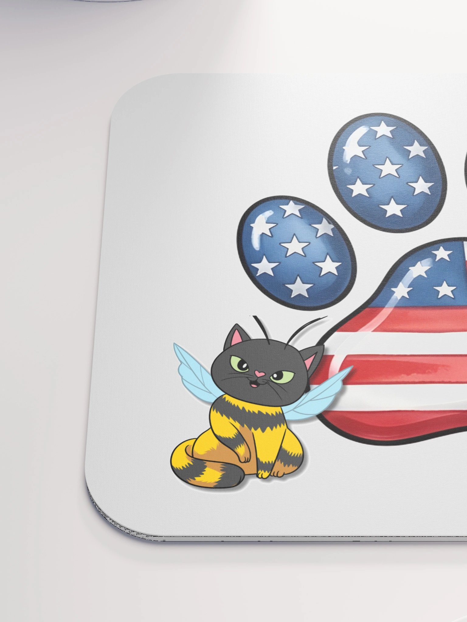 Patriotic Paw Print Mouse Pad product image (6)