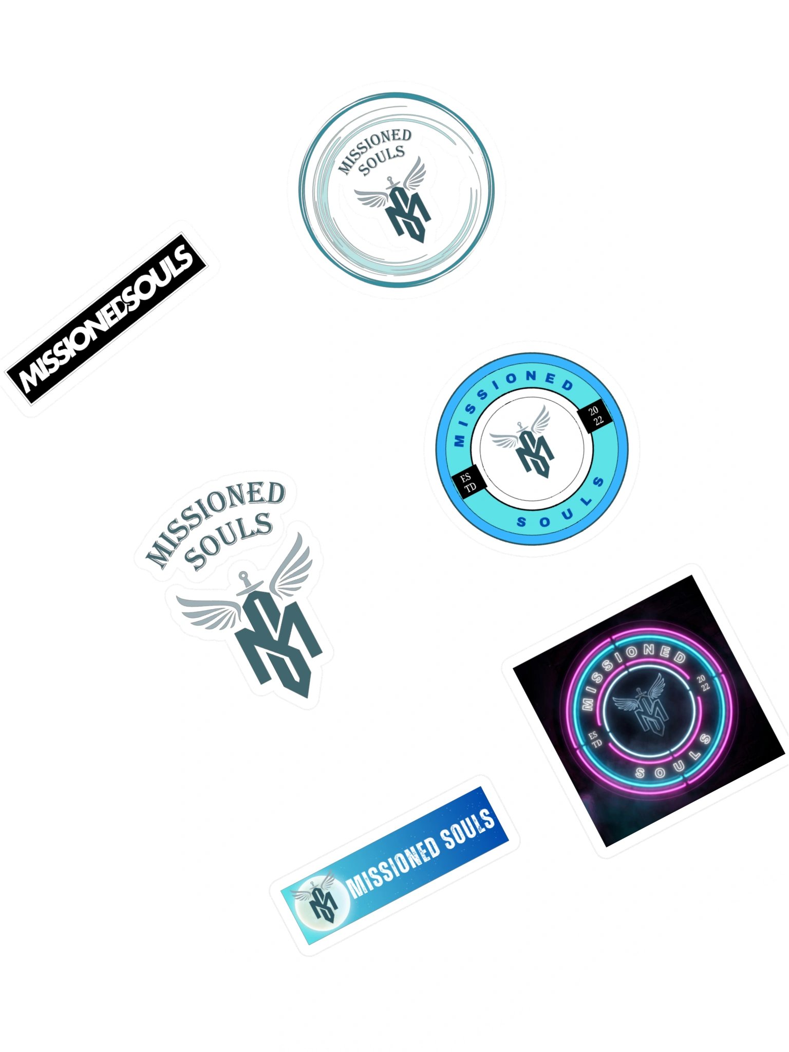 Missioned Souls Logo Sticker Sheet product image (1)