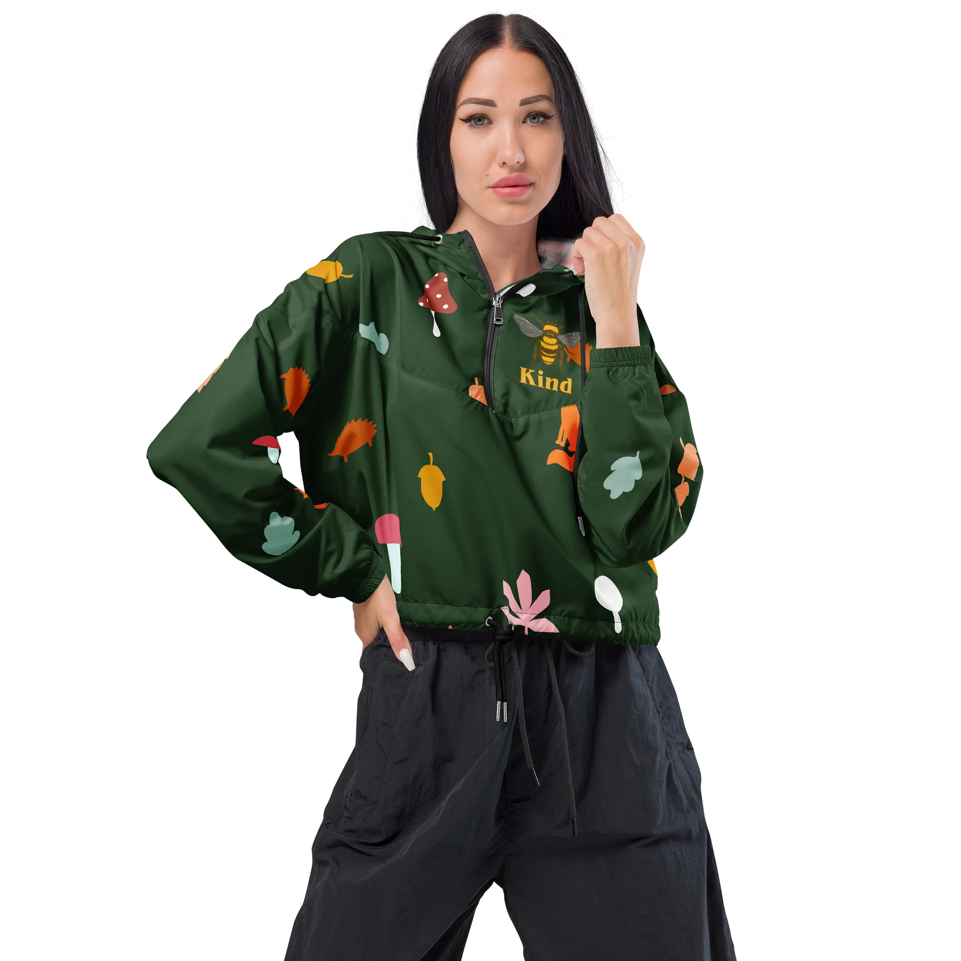 Bee Kind Cozy Crop Jacket product image (1)