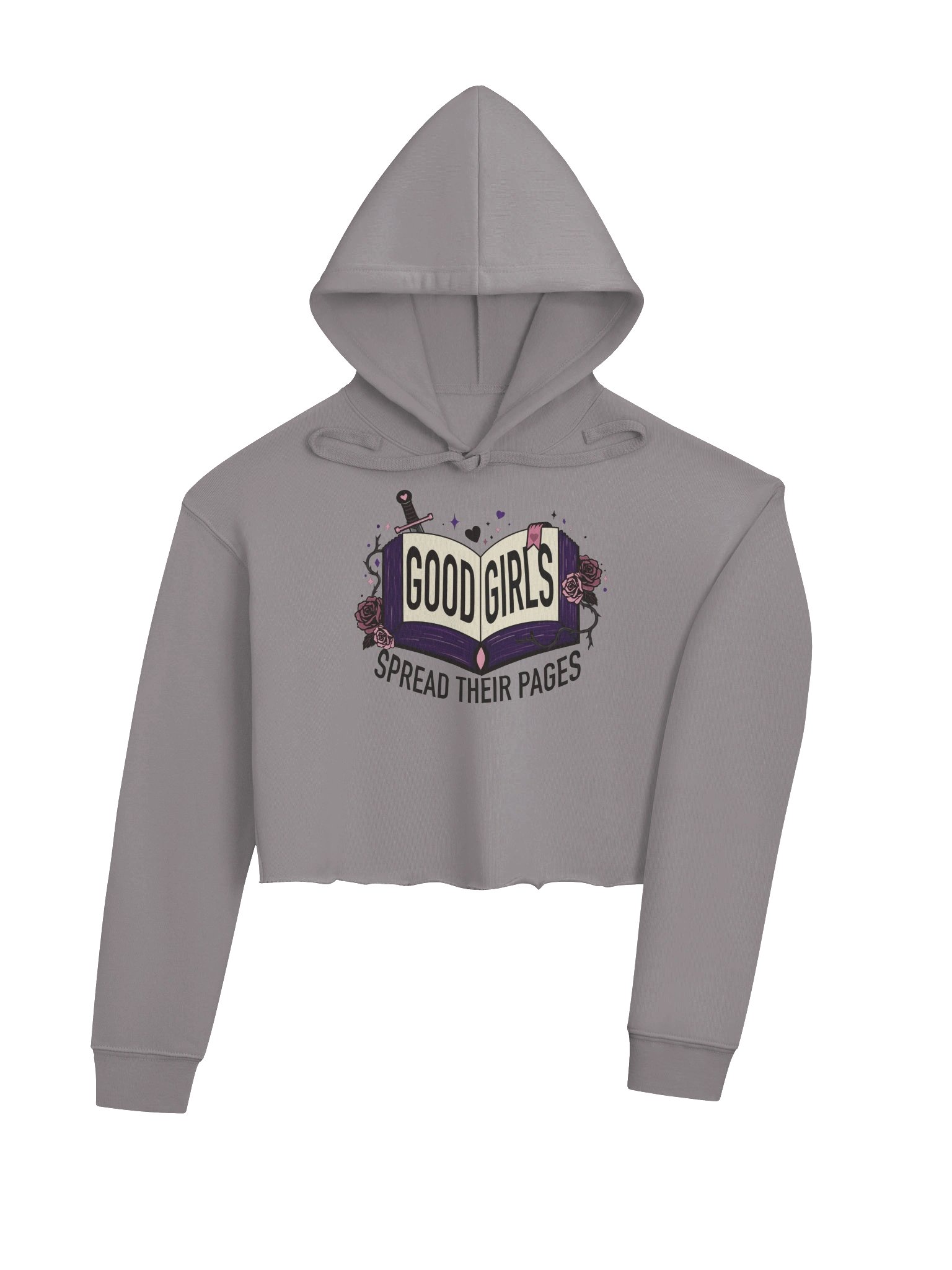 Good Girls Spread Their Pages (Cropped Hoodie) product image (8)