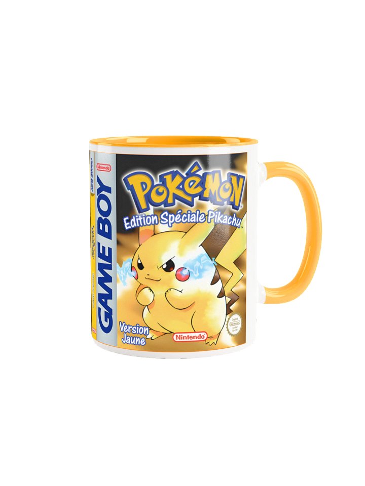 Tasse en céramique avec intérieur coloré "Pokémon Jaune" product image (1)