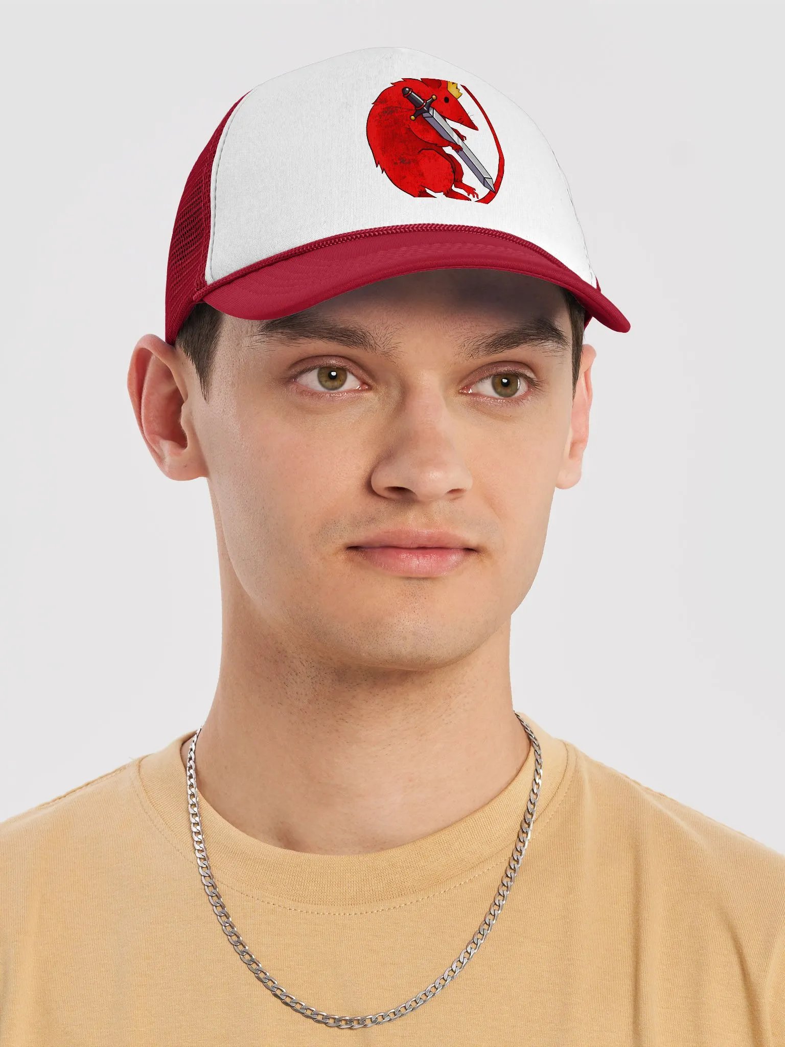 The Rat Pack - Red & White cap product image (5)