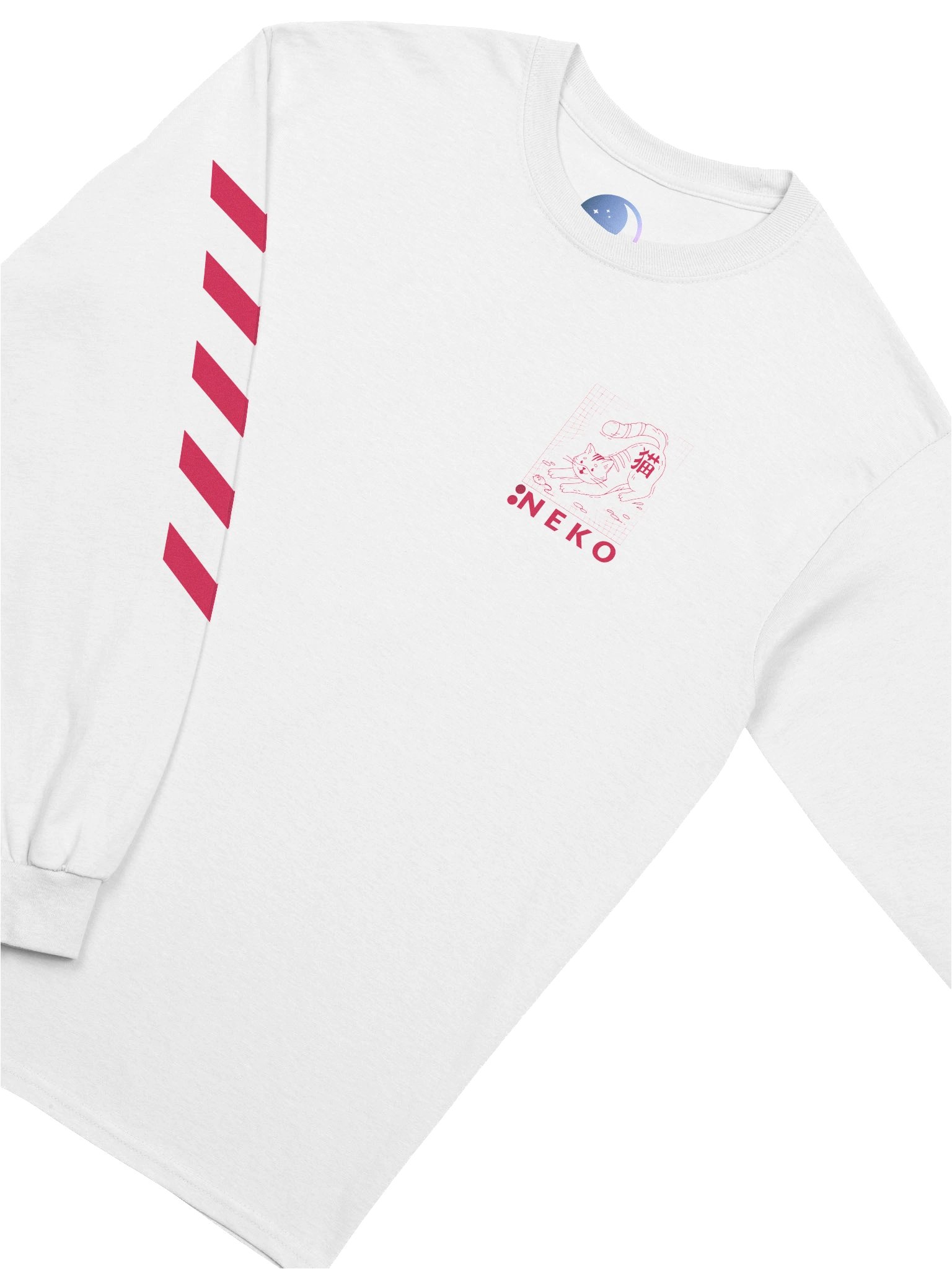 Neko Red and White Long Sleeve product image (3)
