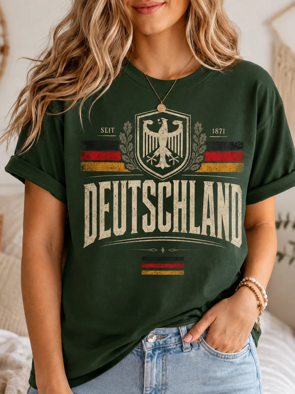 Deutschland Seit 1871 Vintage Eagle Tee