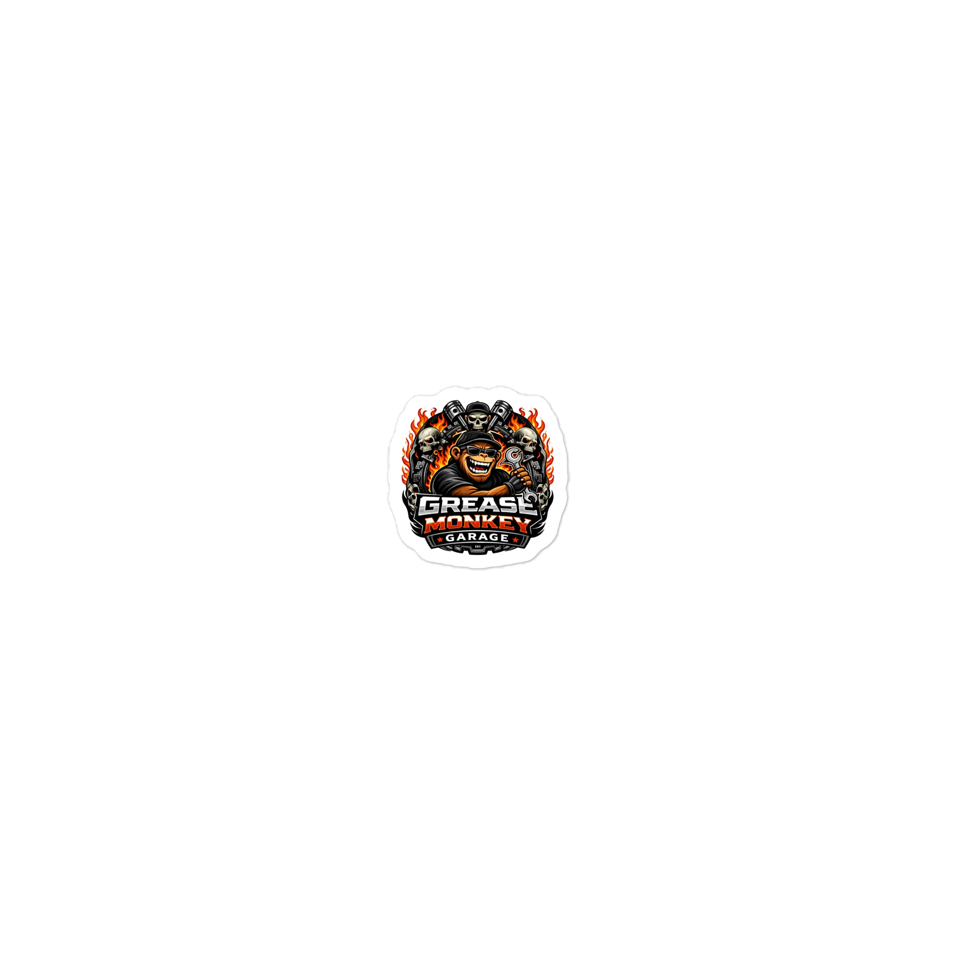 Grease Monkey Die Cut Sticker product image (1)