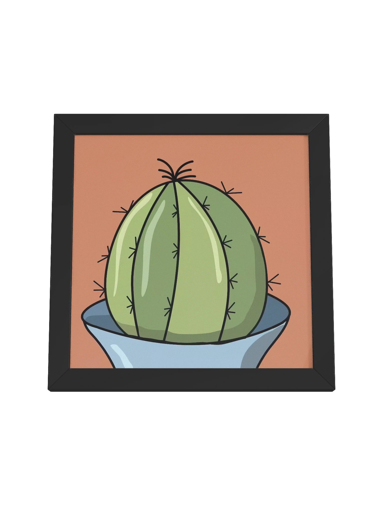 The Barrel Cactus Design - Bad Hair Day Framed Wall Art product image (4)