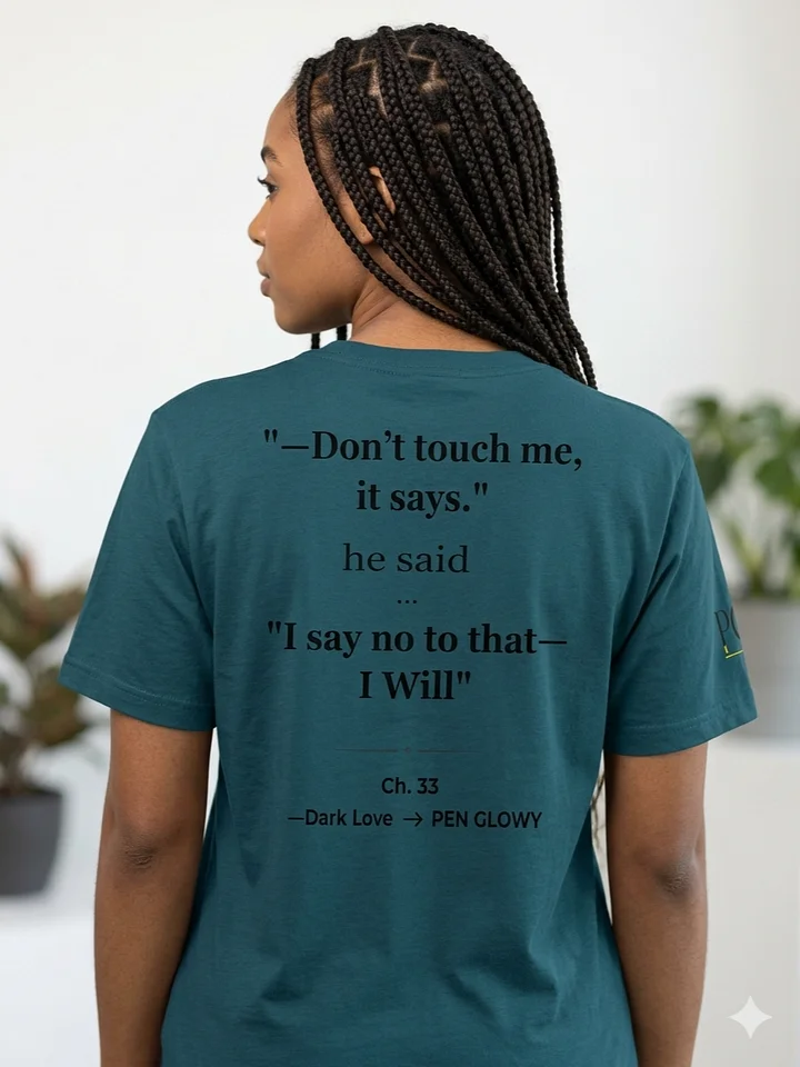 Dark Love – “Don’t Touch Me” Unisex T-shirt (Ink Edition) product image (12)