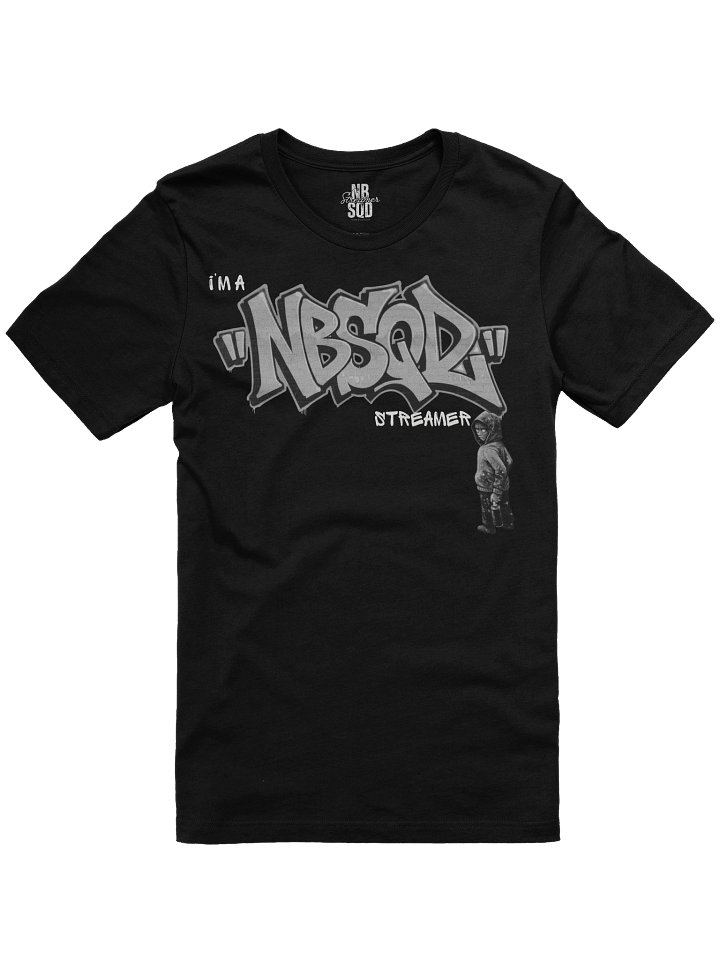 NBSQD Graffiti Ladies BLK T-Shirt - Break The Rules Its Part of The Game product image (1)