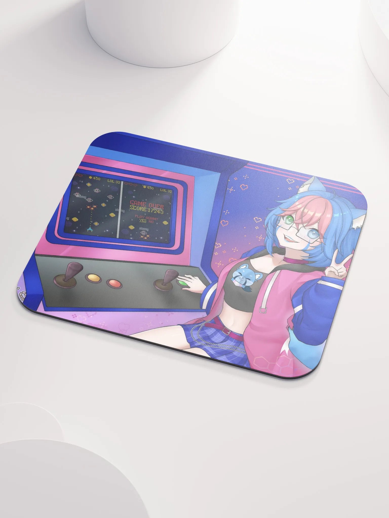 Aya's Arcade Mouse Pad (8.7″ × 7.1″) product image (3)