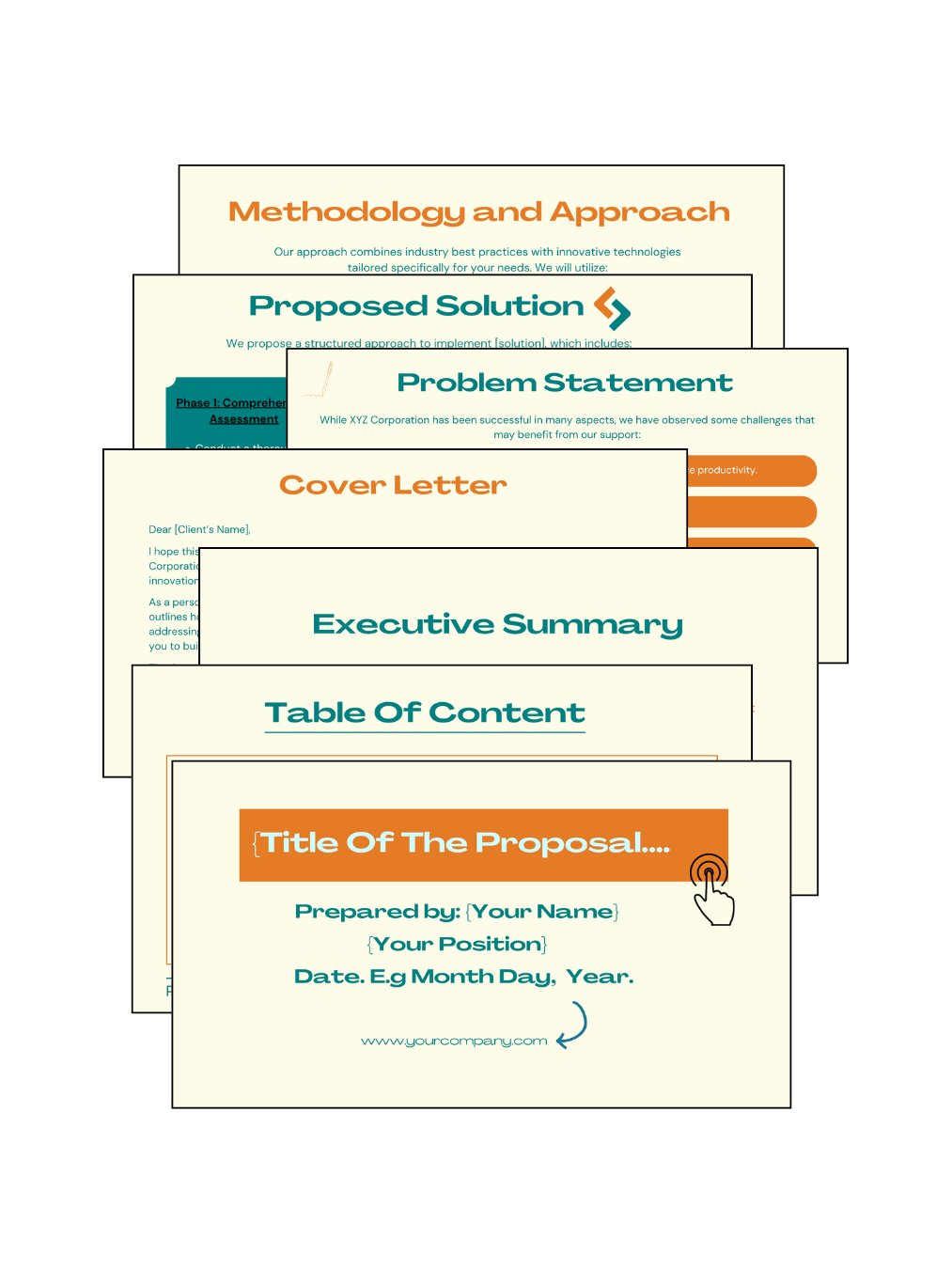 Sleek Business Proposal Template | Impress Clients & Investors Instantly product image (1)