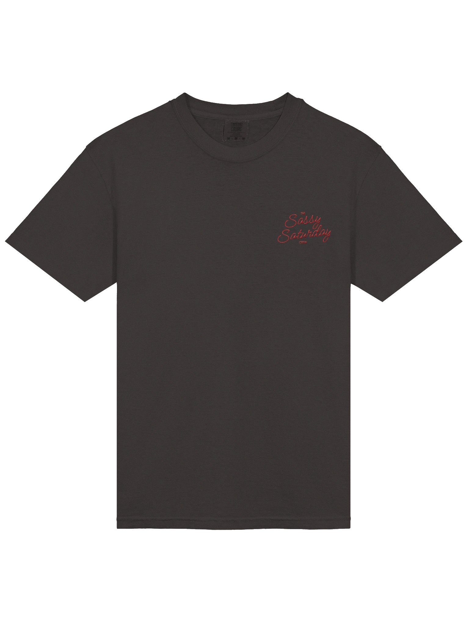 Sassy Saturday Crew T-Shirt - Red product image (29)