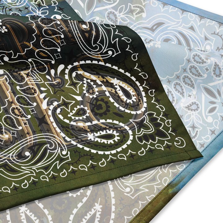Singing River Blues All-Over Bandana product image (2)