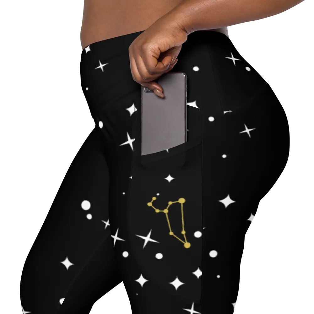 Stellar Leo Crossover Leggings with Pockets product image (8)