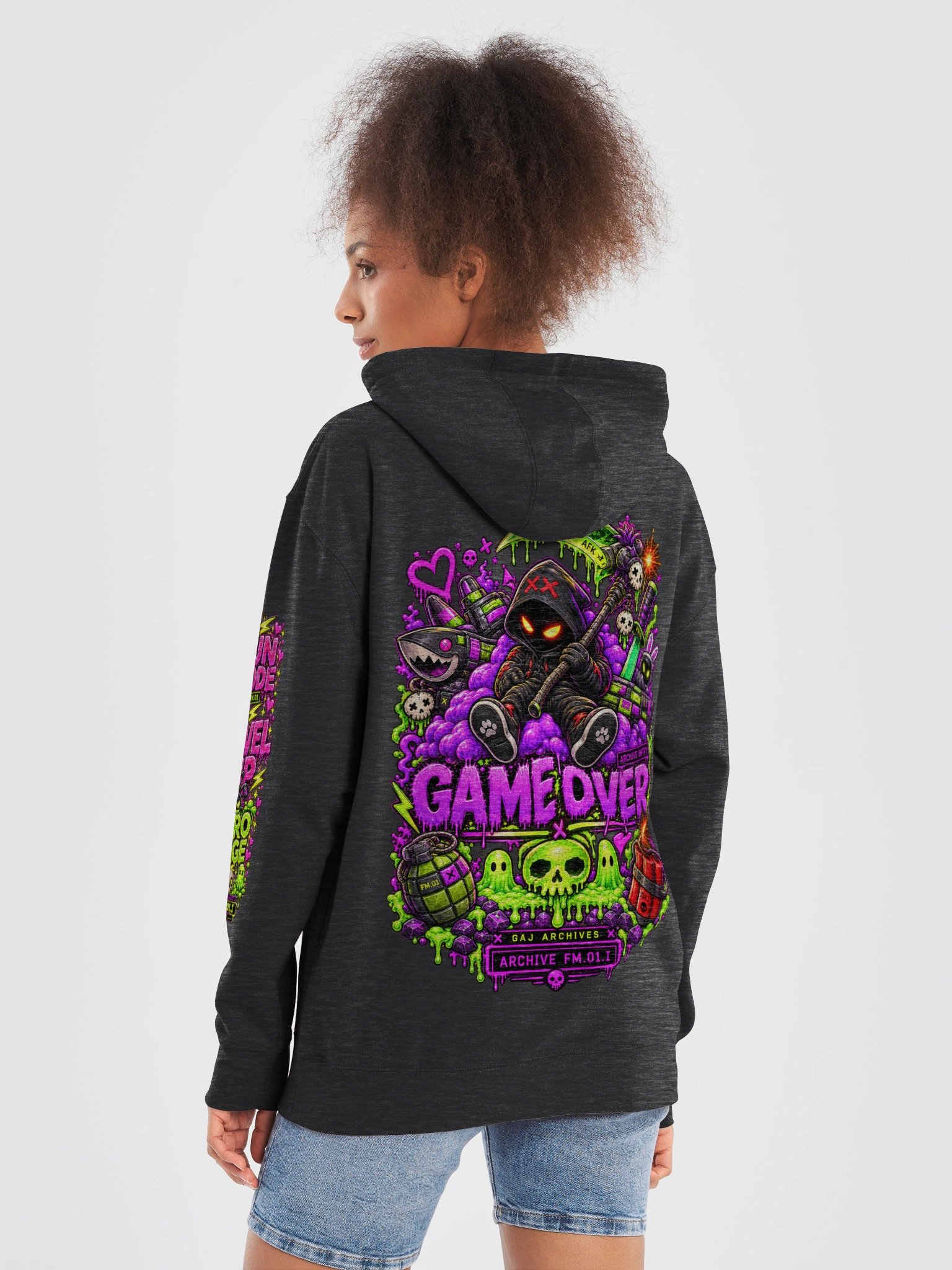 FUN MODE - NOT LAZY, JUST AFK Hoodie product image (6)