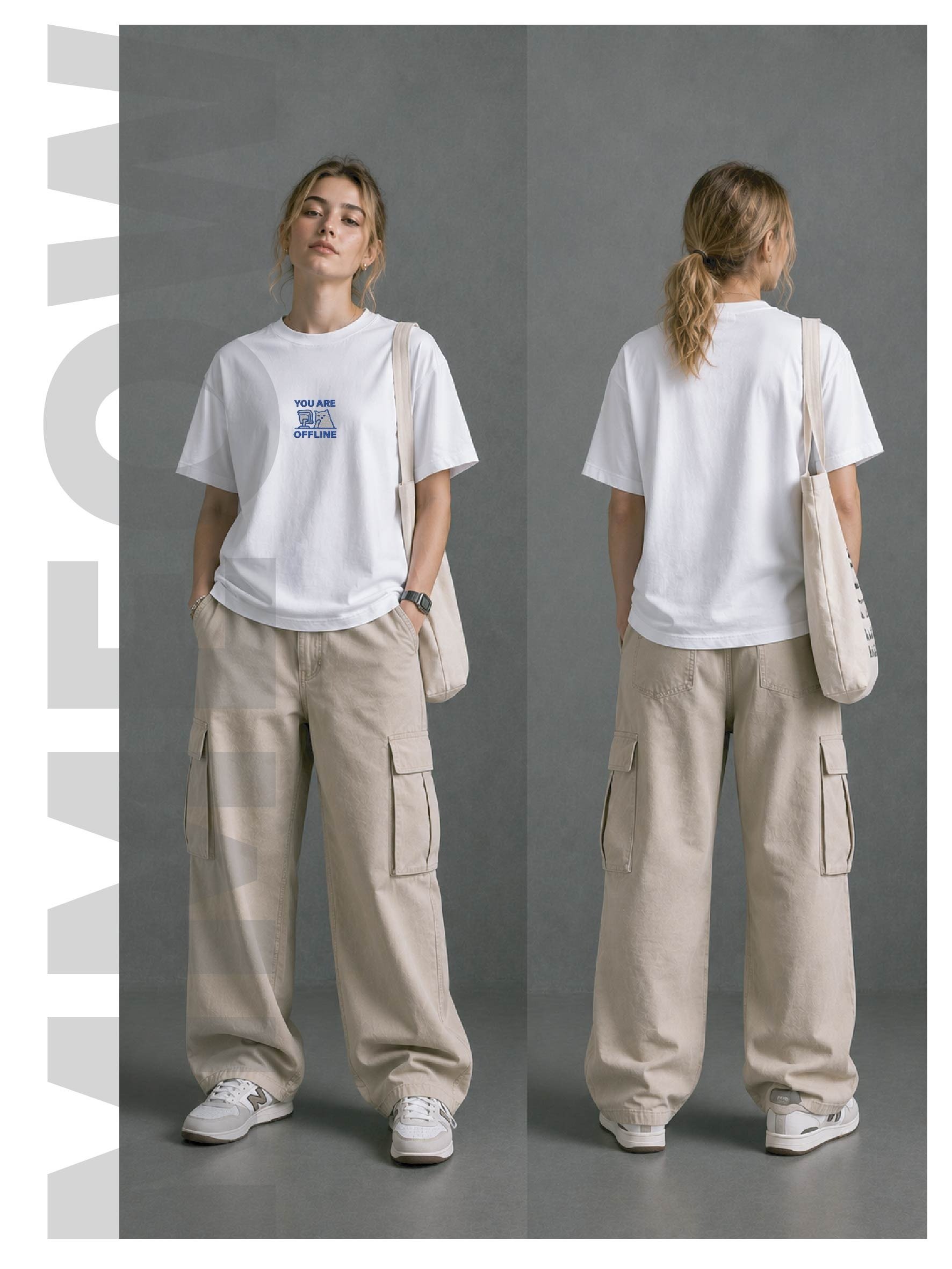 YOU ARE OFFLINE BOXY T - Shirt product image (7)