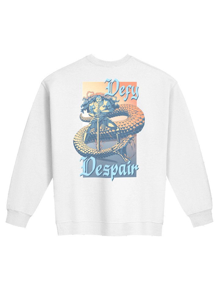 DEFY DESPAIR Warrior and Serpent Eclogue crewneck product image (2)