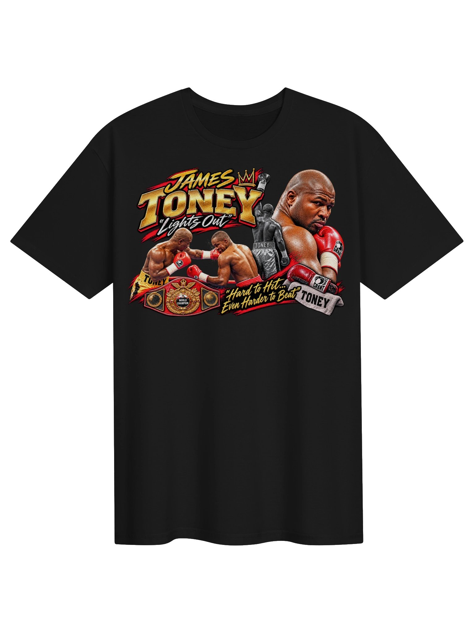 James Toney “Lights Out” Hall of Fame Champion Tee product image (1)