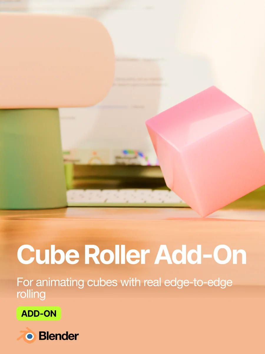 Cube Roller – Blender 3D Add-On product image (1)