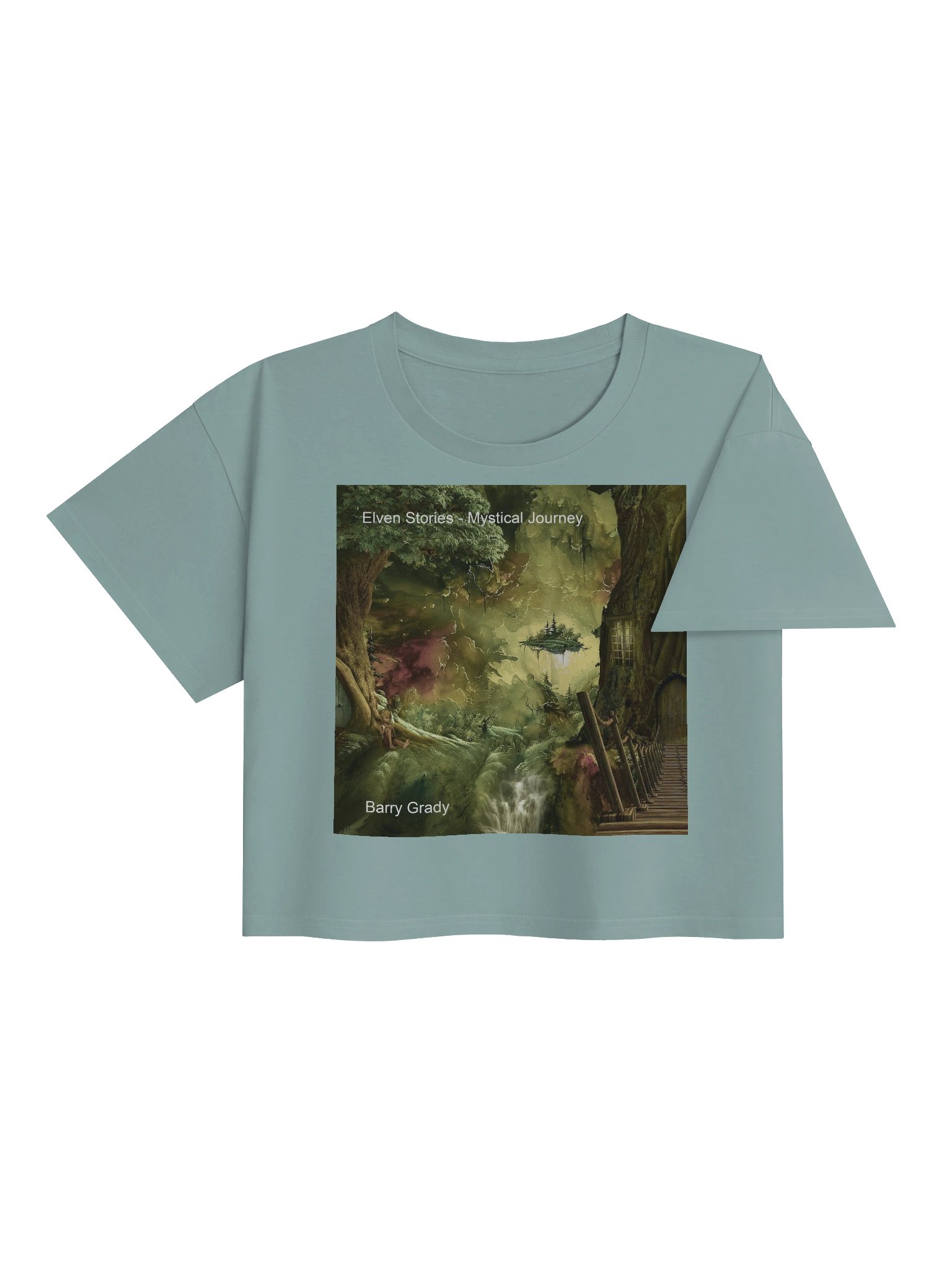 'Elven Stories - Mystical Journey' Crop Top product image (4)