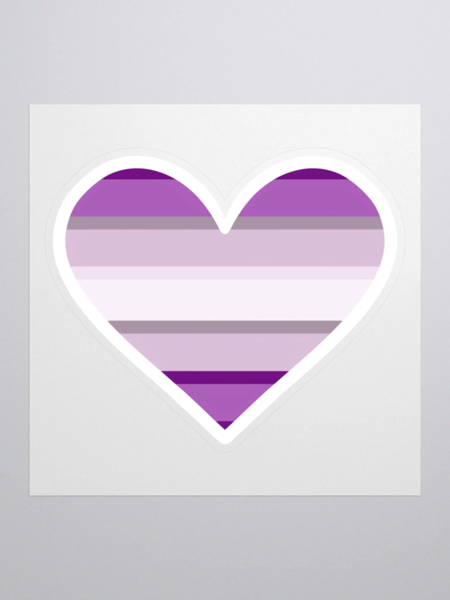 Grey-Romantic Pride Sticker product image (3)
