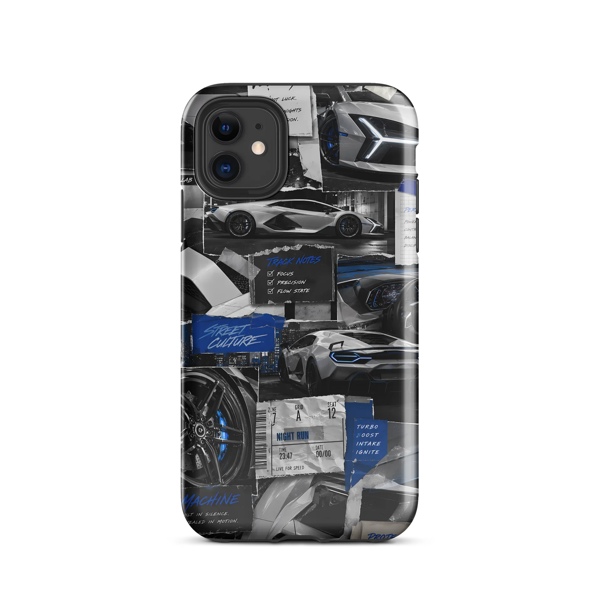 Electric Blue Street Culture Racing Tough Case product image (2)