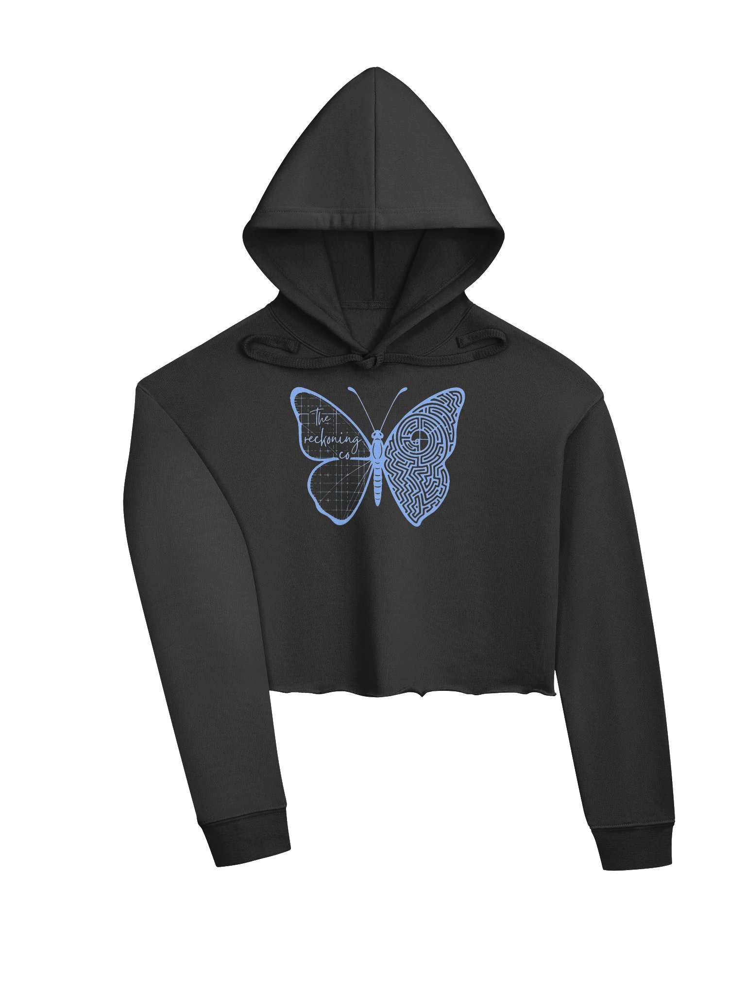 Trilogy Butterfly Crop Hoodie product image (3)